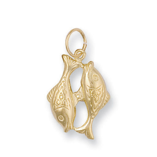 Pisces Zodiac, 9ct Gold